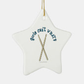 Trommelteken Keramisch Ornament (Rechts)