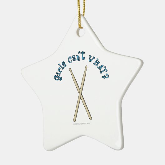 Trommelteken Keramisch Ornament (Links)