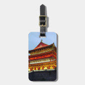 Trommeltoren van Xi'An Bagagelabel (Voorkant verticaal)