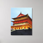 Trommeltoren van Xi'An Canvas Afdruk (Voorkant)