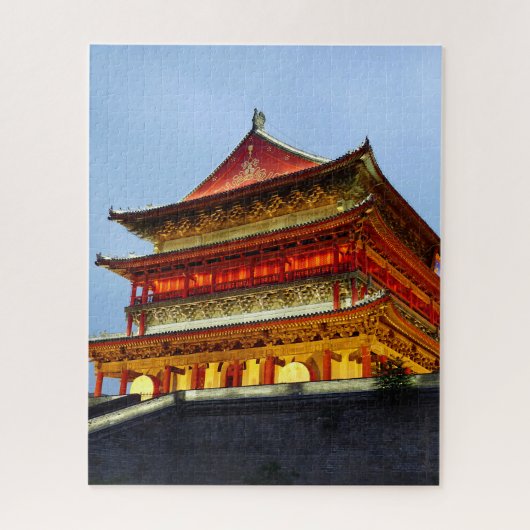 Trommeltoren van Xi'An Legpuzzel (Verticaal)