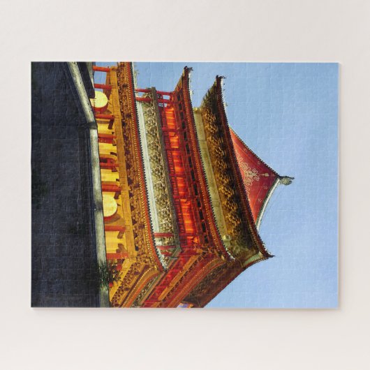 Trommeltoren van Xi'An Legpuzzel (Horizontaal)