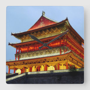 Trommeltoren van Xi'An Vierkante Klok