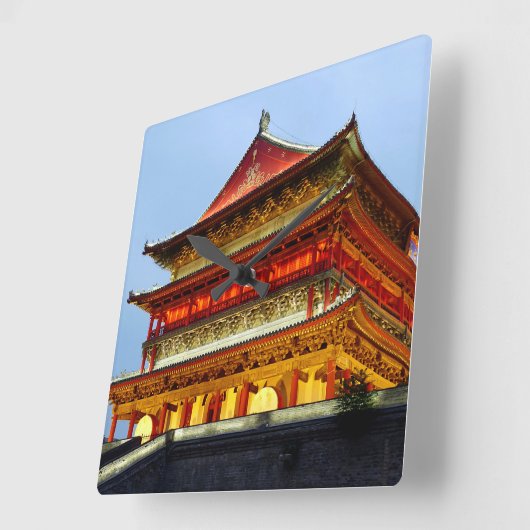 Trommeltoren van Xi'An Vierkante Klok (Hoek)