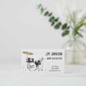 TrommelVisitekaartje Visitekaartje (Staand voorkant)