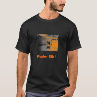 Trommelwerend psalm 66:1 t-shirt