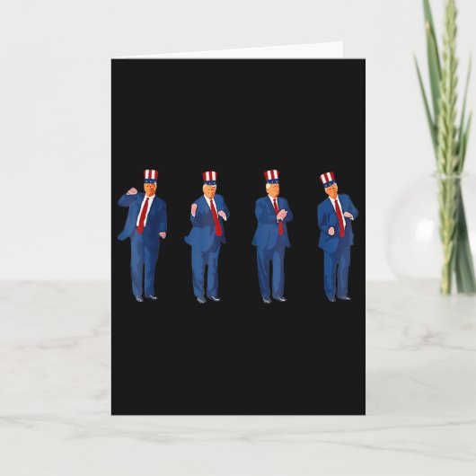 Trompdans 4 juli Trump 2025 _1 Kaart (Voorkant)