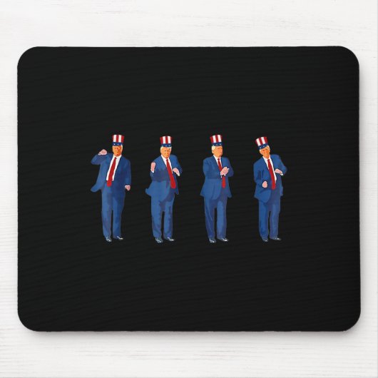 Trompdans 4 juli Trump 2025 _1 Muismat (Voorkant)