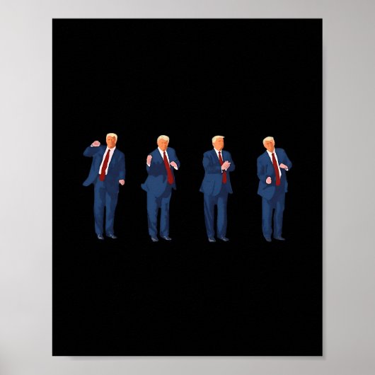 Trompdans 4 juli Trump 2025 1 Poster (Voorkant)