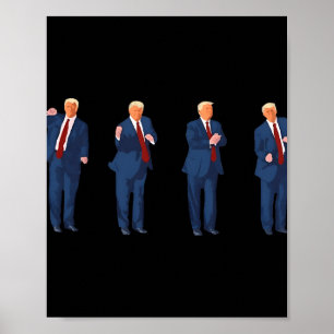 Trompdans 4 juli Trump 2025  Poster