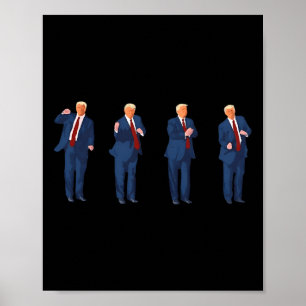 Trompdans 4 juli Trump 2025  Poster