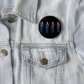 Trompdans 4 juli Trump 2025  Ronde Button 5,7 Cm (In situ)