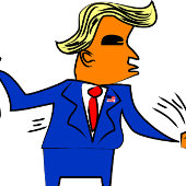 Trompdans Sticker