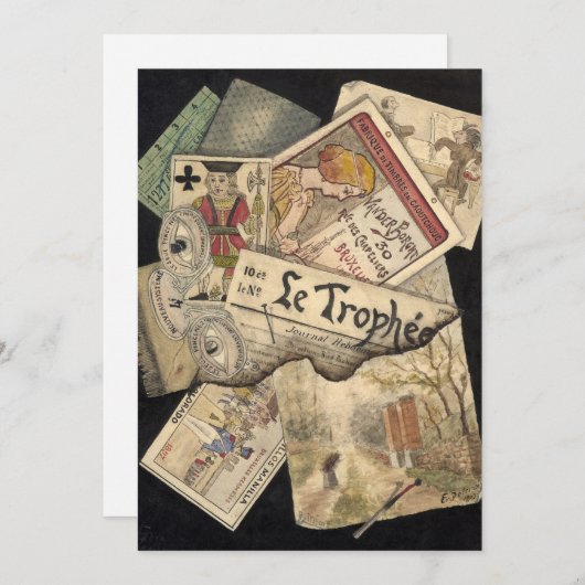 Trompe l’oeil | E. Delcroix (Voorkant / Achterkant)