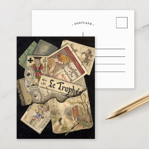 Trompe l’oeil   E. Delcroix Briefkaart