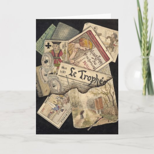 Trompe l’oeil | E. Delcroix Kaart (Voorkant)