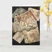 Trompe l’oeil | E. Delcroix Kaart (Gele Bloem)