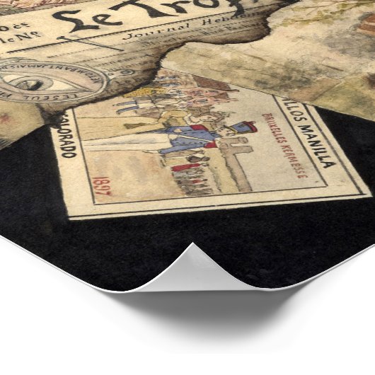 Trompe l’oeil | E. Delcroix Poster (Hoek)