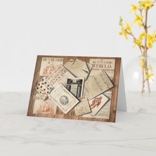 Trompe l’oeil | Piere De Hoop Kaart (Gele Bloem)
