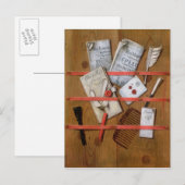 Trompe l'oeil 1702 briefkaart (Voorkant / Achterkant)