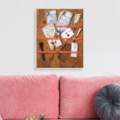 Trompe l'oeil 1702 canvas afdruk (Insitu (Woonkamer))