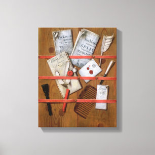 Trompe l'oeil 1702 canvas afdruk