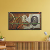 Trompe l'Oeil 1785 Canvas Afdruk (Insitu (Woonkamer))