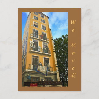 Trompe l'oeil aankondigingskaart
