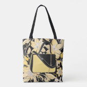 Trompe L'oeil Bloem Tas Illusie Boodschappentas – (Achterkant)