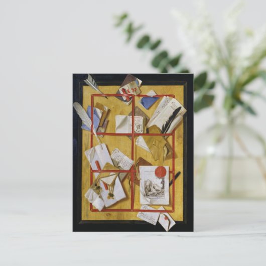 Trompe l'Oeil Briefkaart (Staand voorkant)