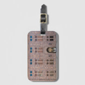 Trompe-L'oeil Duitsland Bagagelabel (Voorkant (verticaal))