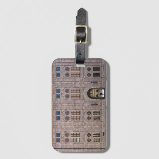 Trompe-L'oeil Duitsland Bagagelabel (Voorkant (verticaal))