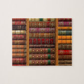 Trompe l'oeil "Franse bibliotheek" Legpuzzel (Horizontaal)
