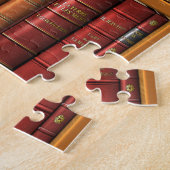 Trompe l'oeil "Franse bibliotheek". Legpuzzel (Zijkant)