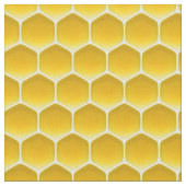 Trompe L'oeil Honeycomb Medium Print 1" Cel Stof (Close Up)