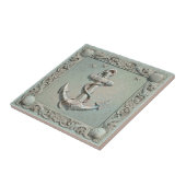 Trompe L'oeil Marine Life Anchor ID1190c Tegeltje (Zijkant)