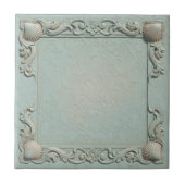 Trompe L'oeil Marine Life Shell Border 2 ID1190j Tegeltje (Voorkant)