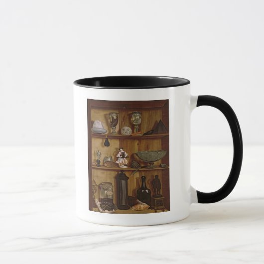 Trompe l'Oeil met een beeldje van Hercules Mok (Rechts)