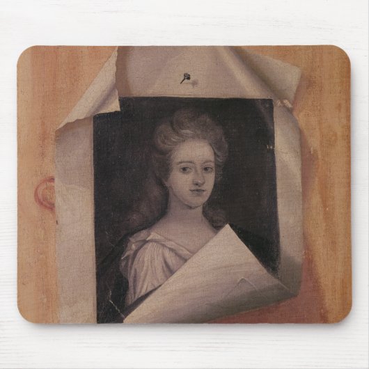 Trompe l'Oeil Portrait of a Lady Muismat (Voorkant)