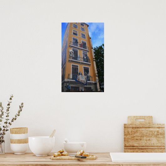 Trompe L'oeil Poster (Keuken)