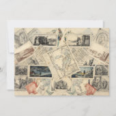 Trompe l'oeil van een kaart van Italië | P. Verbur (Voorkant)