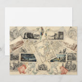 Trompe l'oeil van een kaart van Italië | P. Verbur (Voorkant / Achterkant)