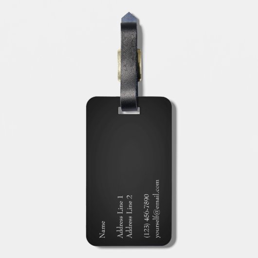 Trompe L'oeil Violin & Bow Custom Instrument Hoesj Bagagelabel (Achterkant verticaal)