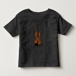 Trompe L'oeil Violin Viola Elegant Classical Music Kinder Shirts