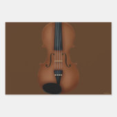 Trompe L'oeil violin Viola Musical Instrument Inpakpapier Vel (Voorkant 3)