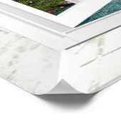 Trompe l'oeil Waterfall Fake Window Uitzicht Poster (Hoek)