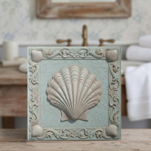 Trompe L'oeil Zeeleven Clamschelp ID1190d