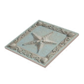 Trompe L'oeil Zeeleven Zeester ID1190h Tegeltje (Zijkant)