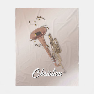 Trompet aangepaste naam deken, trompet deken