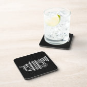 TROMPET BAR CODE Muziek Barcode Patroon Ontwerp Bier Onderzetter (Rechterzijde)